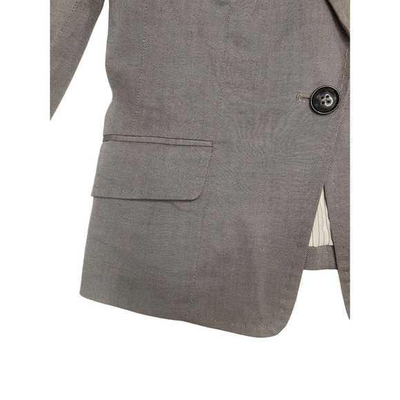 H&M Beige Women's Blazer Size S long Sleeves, Button Closure, Pockets - Picture 9 of 14